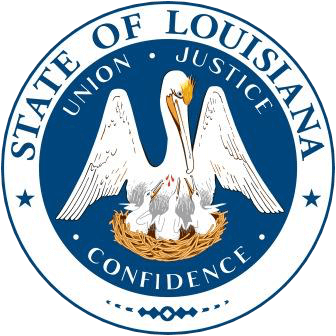 Louisiana State Seal as a Portable Network Graphics image file.